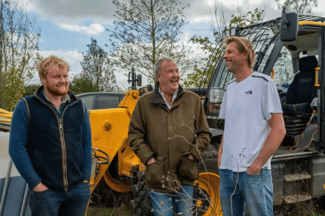 Kaleb Cooper appears on Clarkson's Farm