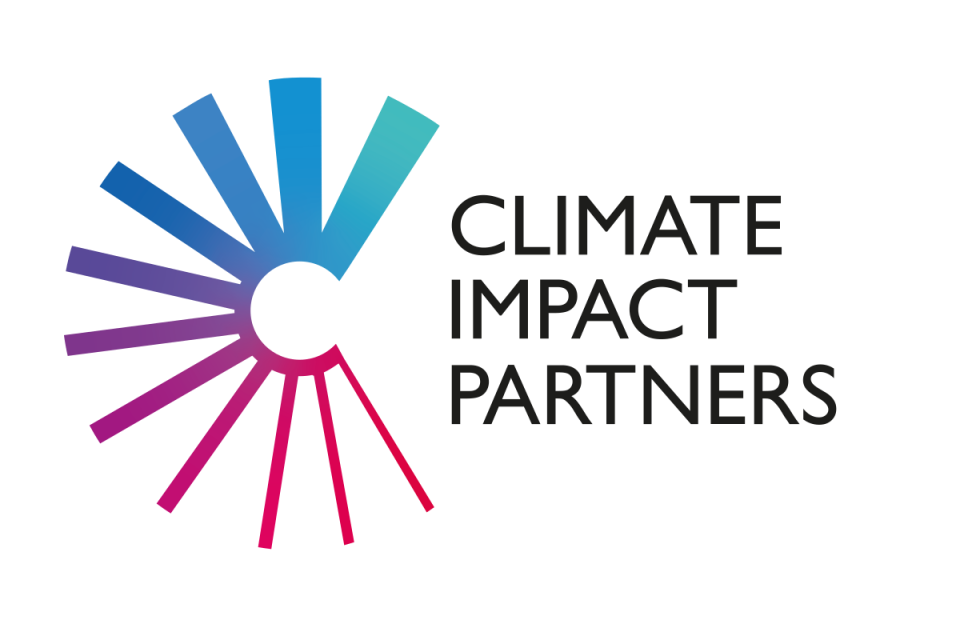Climate Impact Partners logo featuring a green and blue earth design symbolizing global sustainability efforts