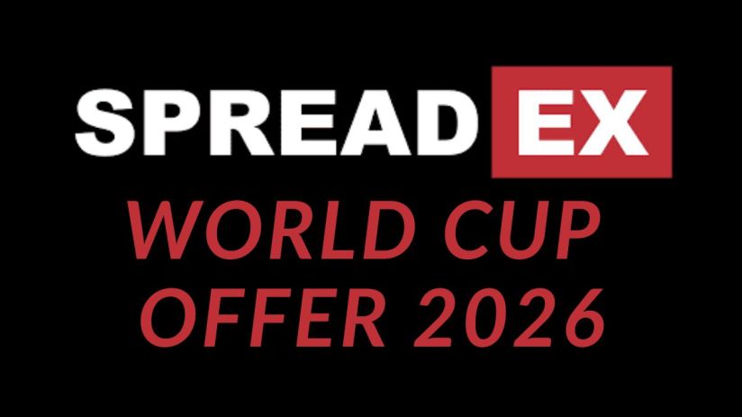 Spreadex 2026 World Cup offer promotion highlighting betting opportunities and special deals for the upcoming tournament.