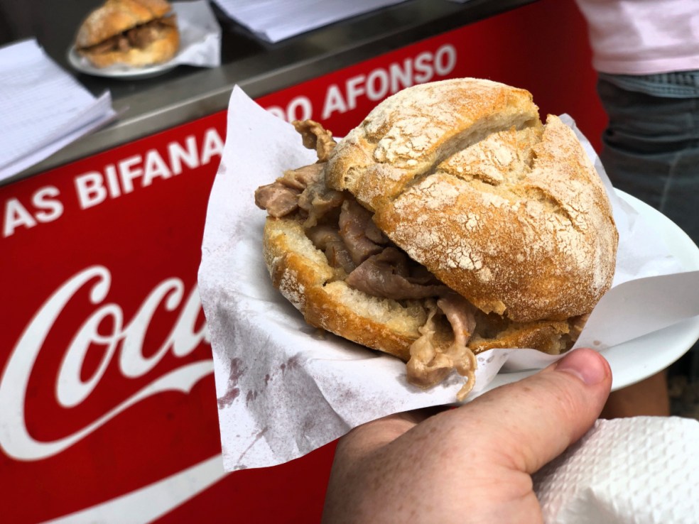 In Lisbon, the sandwich and beer combo is king