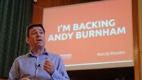 Andy Burnham campaigns to be Labour leader, 2015.