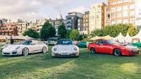 Classic cars displayed at the prestigious London Concours 2026 event, showcasing automotive elegance and innovation