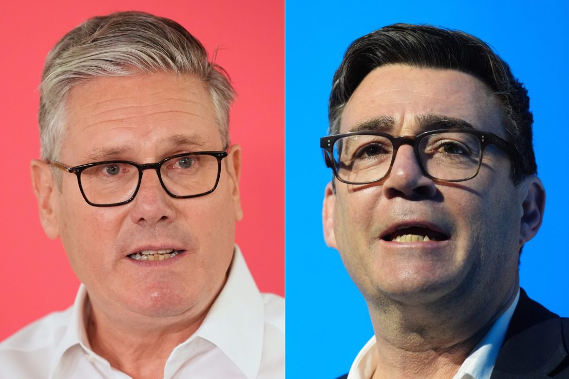 Burnham could challenge Starmer for the Labour leadership. PA Wire