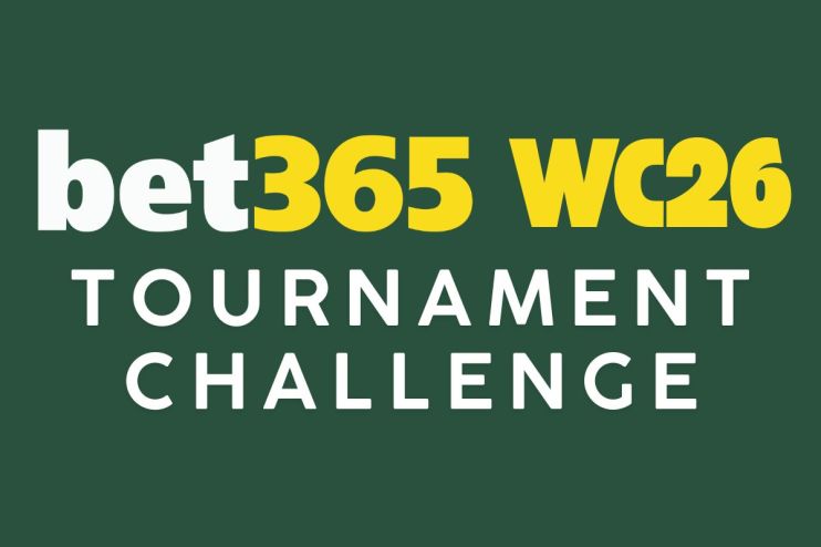 Bet365 WC26 Tournament Challenge promotional banner with tournament details and vibrant graphics for sports enthusiasts