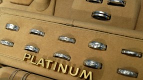 Platinum bars stacked in a vault, illustrating the surge in platinum prices as they doubled in 2025.