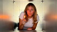 Amelia crawling through ventilation shaft, reminiscent of iconic Die Hard scene, highlighting TV tropes in action films.