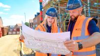 Barratt and Redrow collaboration showcases modern residential development project in urban setting