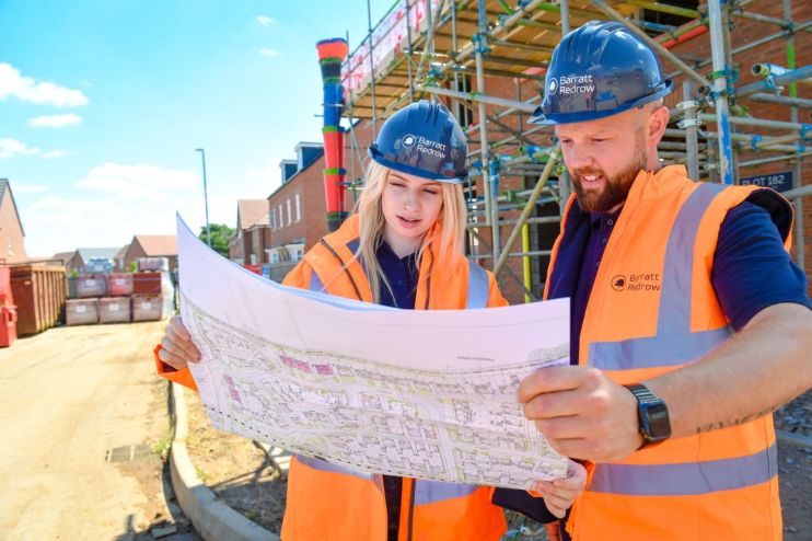 Barratt and Redrow collaboration showcases modern residential development project in urban setting
