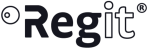 Regit Your Digital Garage logo with modern design elements, emphasizing digital automotive solutions and innovation