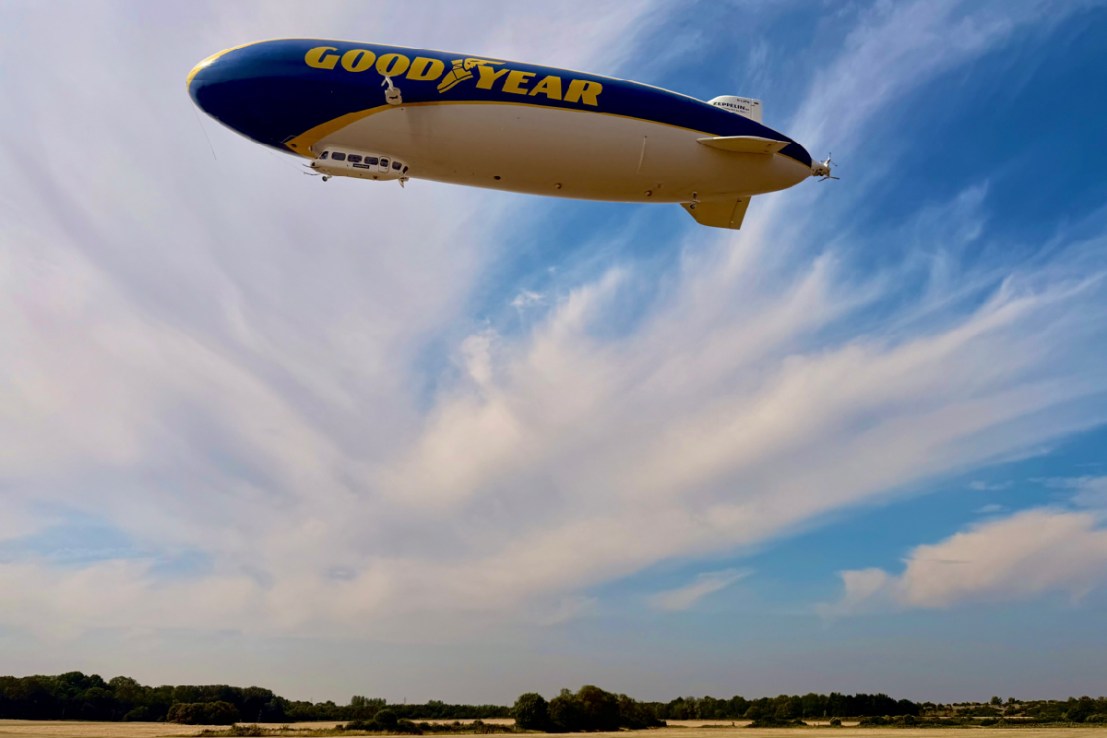 I was on the Goodyear blimp above London – here’s what it was like