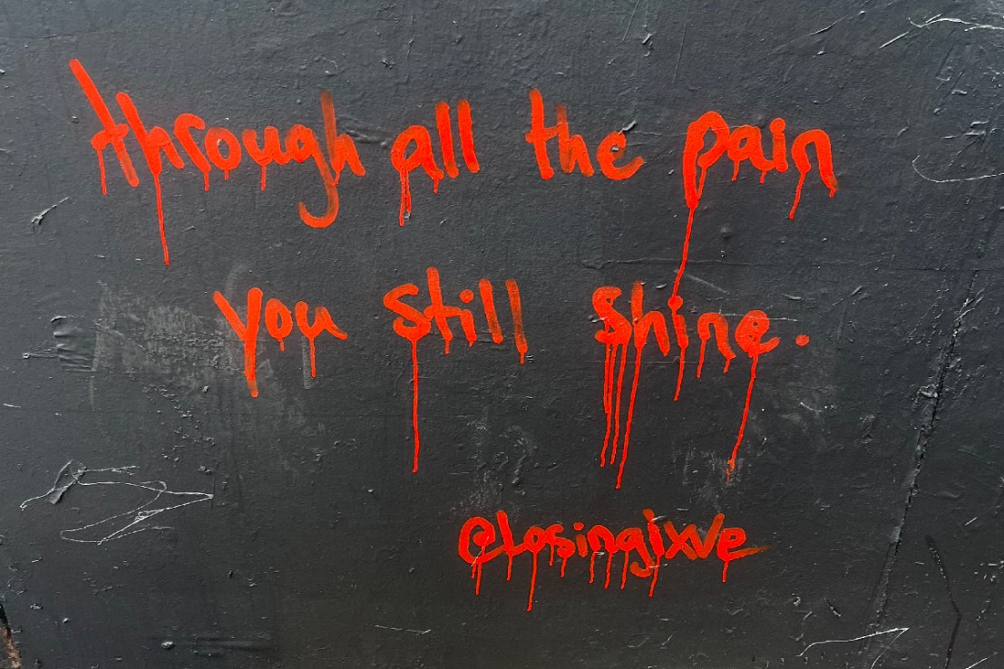 Who is scrawling poetry on London streets? And why?