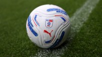 Sky Bet EFL official match ball on green grass with a white line
