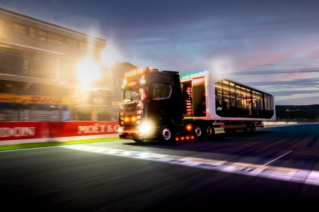Inside Formula 1’s £10,000 hospitality ticket on the back of a moving lorry