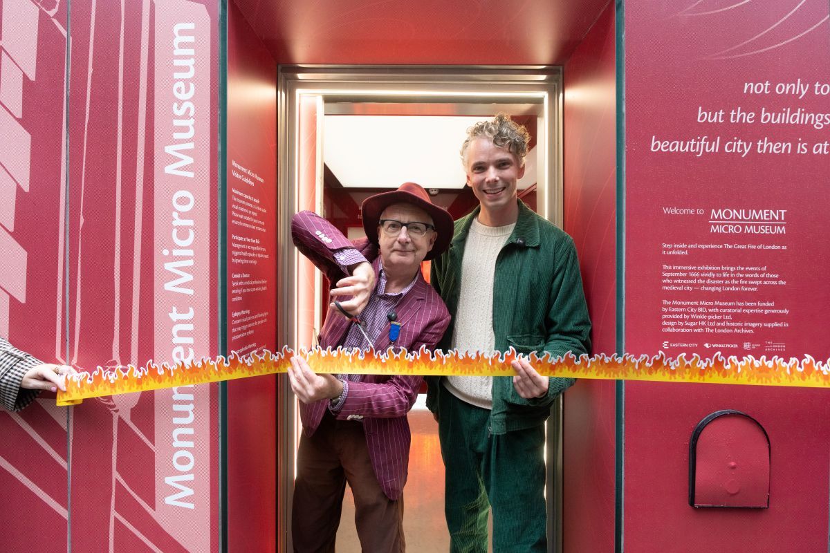 New Monument Micro Museum to open beside The Monument, bringing the story of the Great Fire of London to life