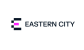 Eastern City logo with a stylized black and magenta E next to the company name.