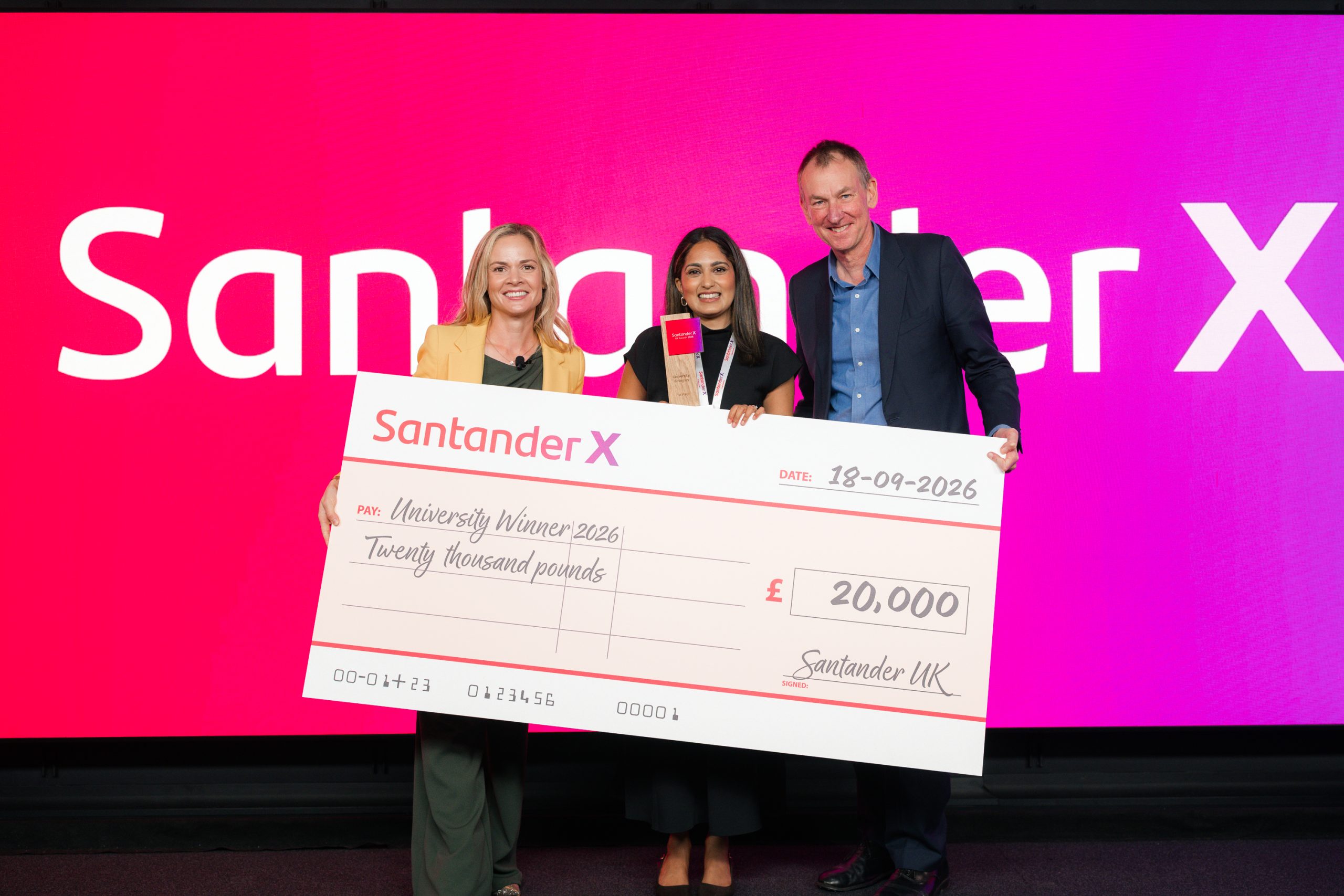 Meet the winners of the Santander X UK Awards 2026
