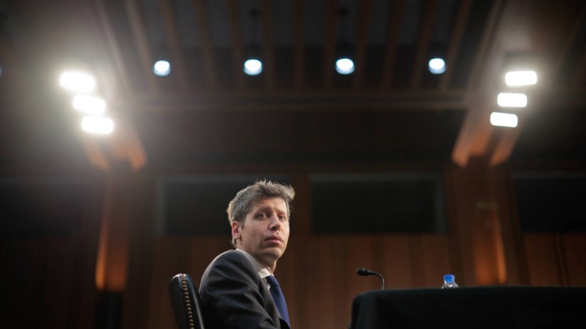Sam Altman, CEO of OpenAI, speaks at a technology conference