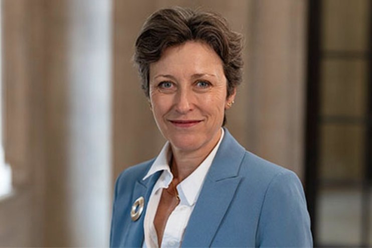 Katharine Braddick, Prudential Regulation Authority chief, smiling in a blue blazer. Banking watchdog leader.