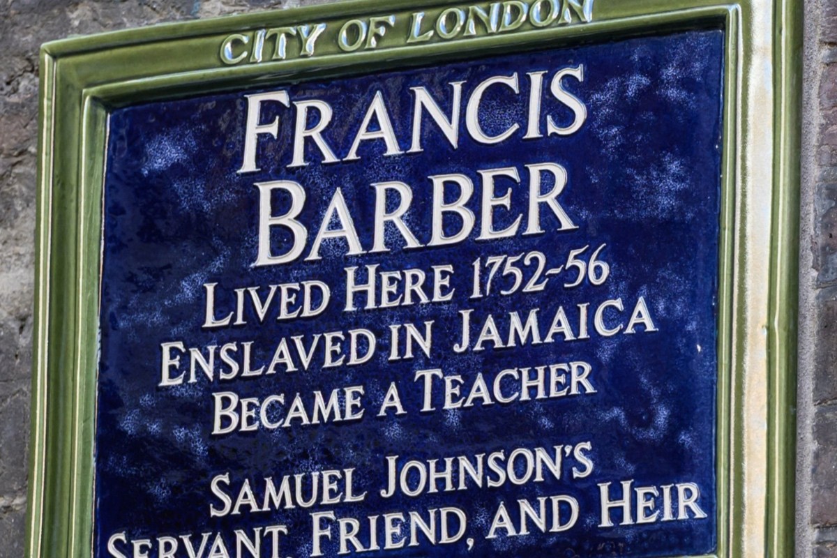 Toast the City: Why we love the Francis Barber Blue Plaque at Dr Johnson’s House