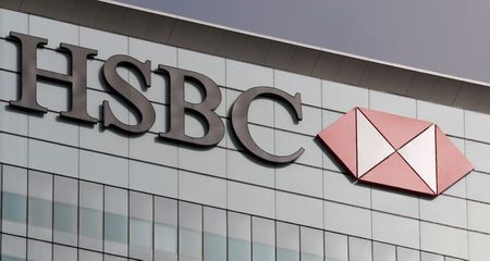 The Canadian government has green-lit a $10.2bn (£8bn) bid by the Royal Bank of Canada (RBC) for HSBC's domestic unit, HSBC Canada. FILE PHOTO: The HSBC logo is seen at their offices at Canary Wharf financial district in London