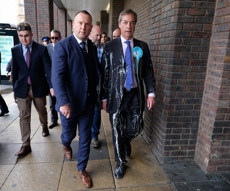 Nigel Farage Undertakes A Whistle-Stop Tour Of England