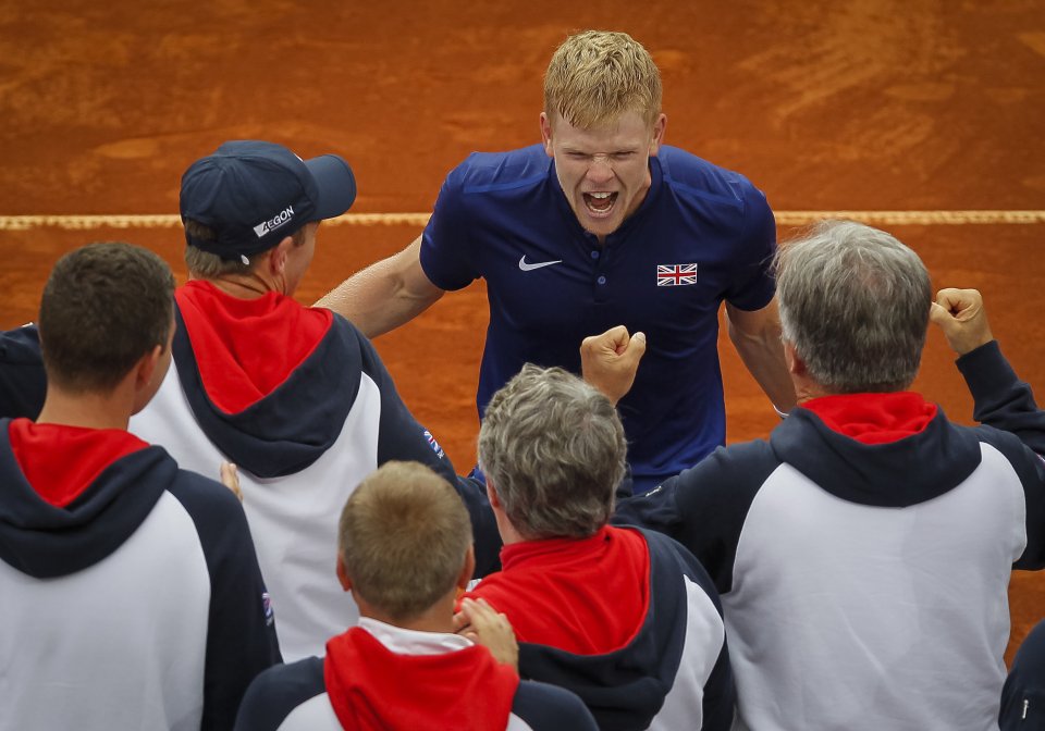 Serbia v Great Britain - Davis Cup World Group Quater-Final: Day Three