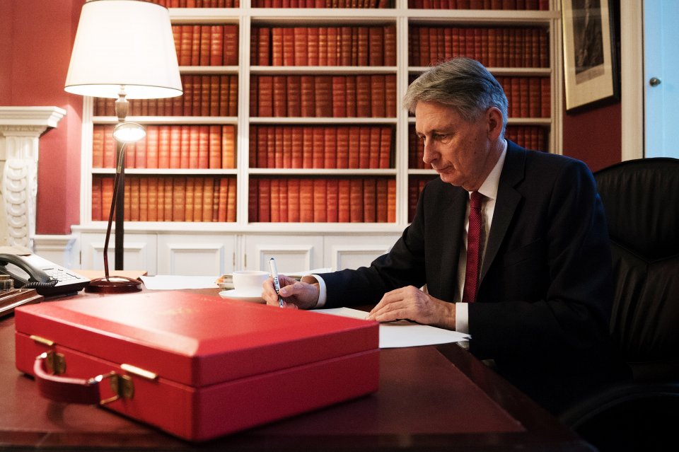 The Chancellor Philip Hammond Prepares To Give His Budget To Parliament