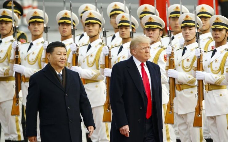 A trade dispute between China and the US has hit growth